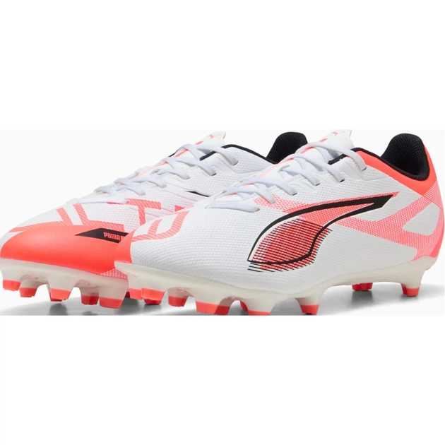 Бутси Puma Ultra 5 Play Fg/Ag 108169-01 білий, помаранчевий 43 (4067983040283) - picture 3
