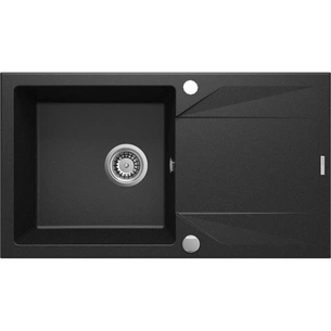 Мийка кухонна Deante Мийка кухонна Deante Evora, граніт, прямокутник, з крилом, 7 (ZQJ_G113) зображення 1