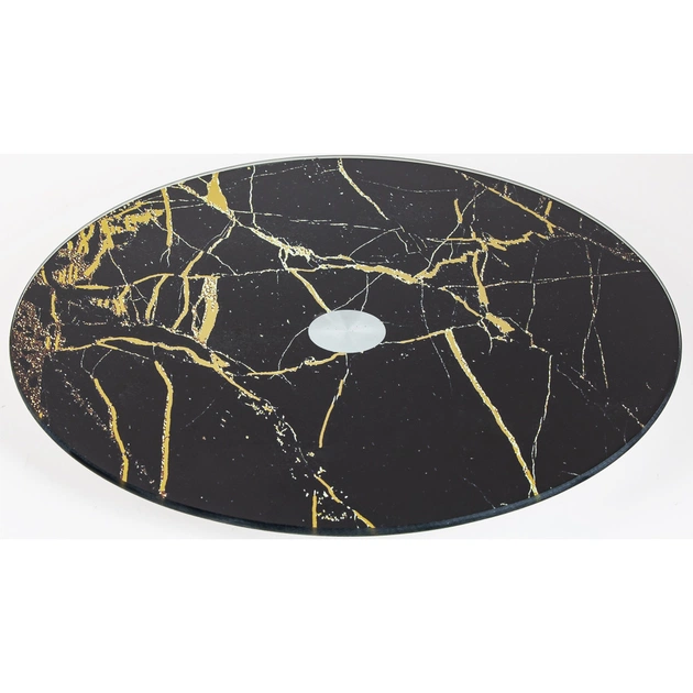 Тортівниця Viva Marble поворотна низька 30 см Чорна (S3012/2-Z306) - изображение 1