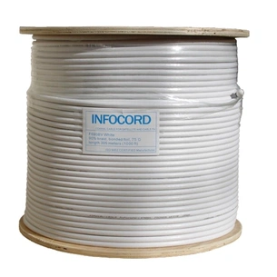 Кабель телевизионный FinMark RG-660, биметалл (CCS), 305м (F660BV white/305) изображение 1