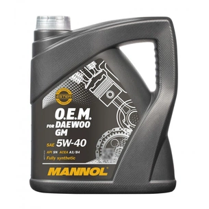 Моторна олива Mannol Daewoo GM 4л 5W-40 (MN7711-4) зображення 1