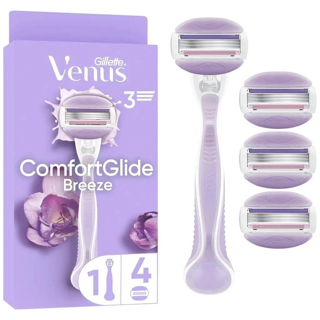 Бритва Gillette Venus ComfortGlide Breeze з 4 змінними картриджами (8700216895538) - picture 1