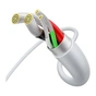 Дата кабель USB 2.0 AM to Micro 5P 1.0m 2A white Baseus (CAMYS-02) - уменьшенное изображение 3