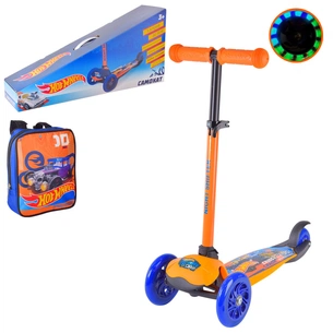 Самокат A-Toys Hot Wheels, PU, LED, складний (LS2212) зображення 1