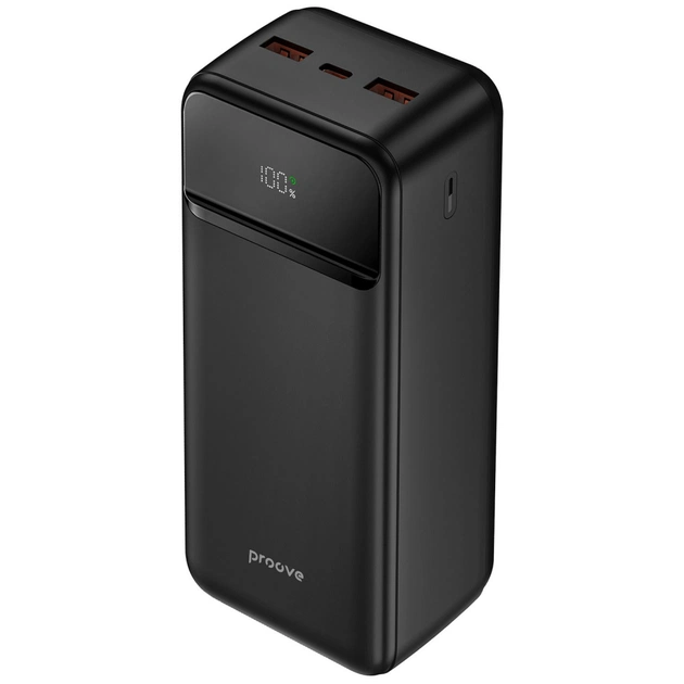 Універсальна мобільна батарея Proove Illuminator 2 22.5W 30000mAh Black (PBIP30212201) - зображення 1