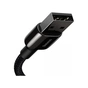 Дата кабель USB 2.0 AM to Lightning 2.0m 2.4A black Baseus (CALWJ-A01) - уменьшенное изображение 4