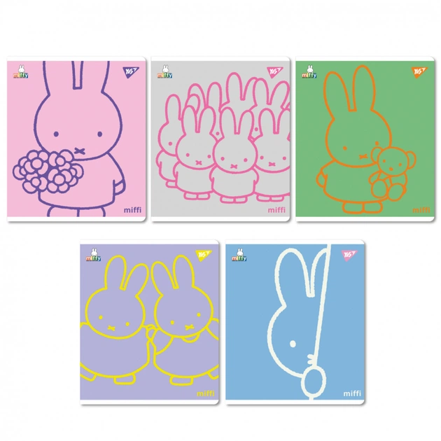 Зошит Yes Miffy 12 аркушів лінія (767509) - зображення 1