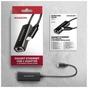 Перехідник USB-C to RJ45 Ethernet 1000Mbps black AXAGON (ADE-ARC) - зменшене зображення 5