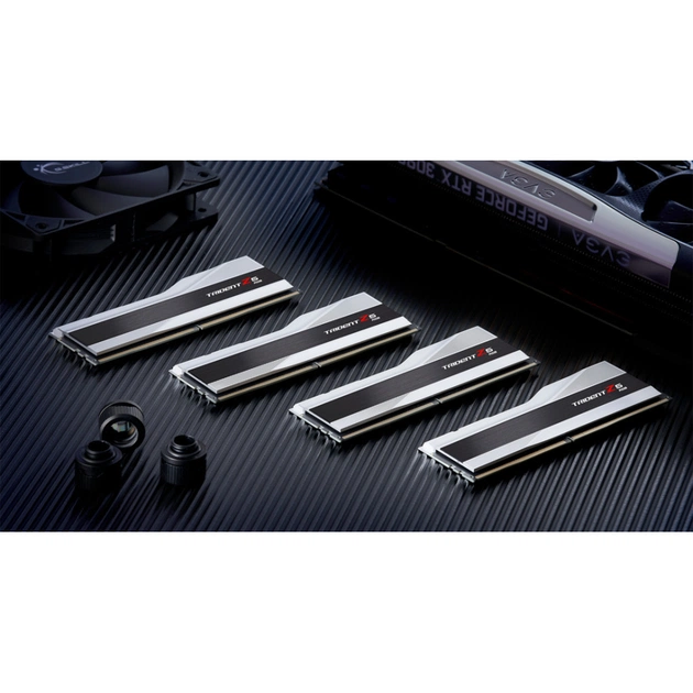 Модуль пам'яті для комп'ютера DDR5 32GB (2x16GB) 7600 MHz Trident Z5 RGB Silver G.Skill (F5-7600J3646G16GX2-TZ5RS) - picture 8