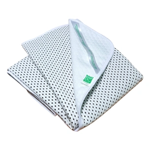 Пелюшки для малюків Еко Пупс Soft Touch Premium поглинальна та непромокальна 65 х 90 см black point (EPG07W-6590bp) зображення 1