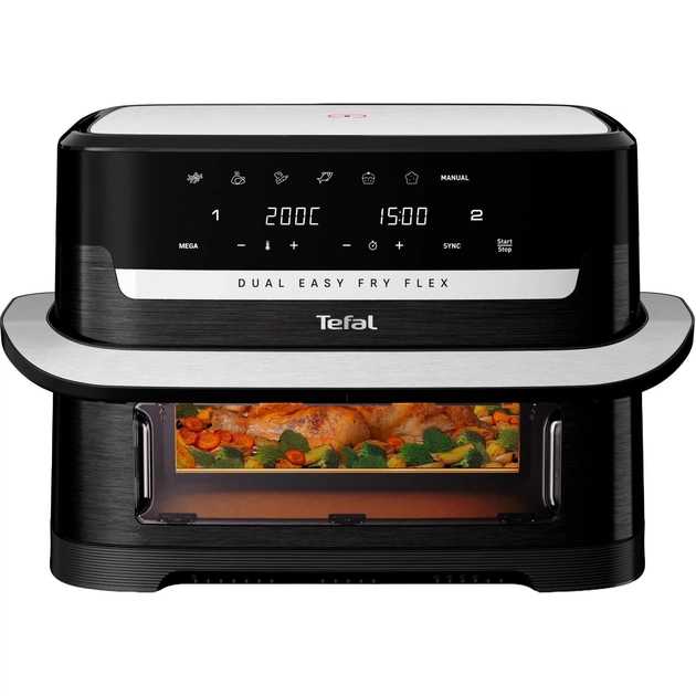 Мультипечь Tefal Dual Easy Fry Flex EY9228E0 - изображение 1