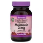 Амінокислота Bluebonnet Nutrition Мелатонін, Melatonin, 3 мг, EarthSweet, Малиновий Смак, 120 (BLB-00994) - зменшене зображення 1
