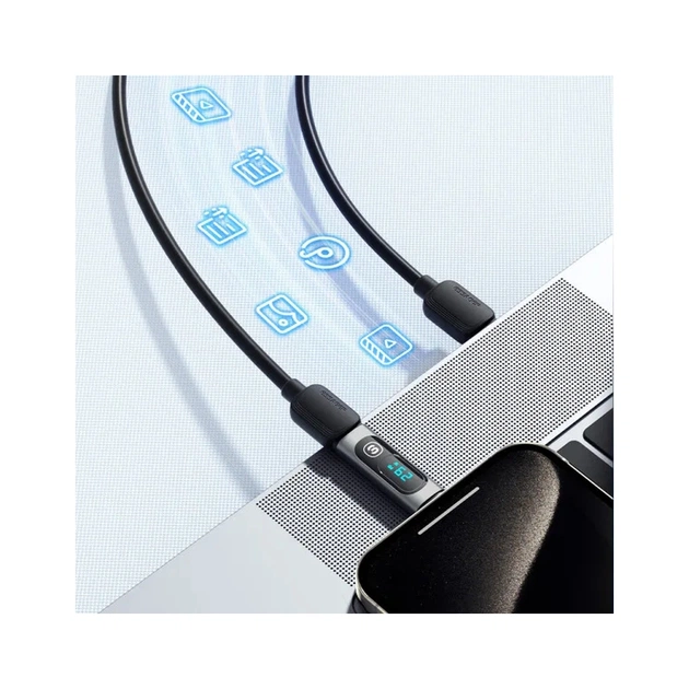 Перехідник USB-C F to USB-C M digital display Essager (EZJTT-TX0G-P) - picture 7