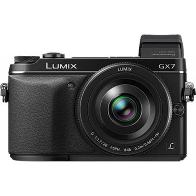 Цифровий фотоапарат Panasonic DMC-GX7 Kit 20mm Black (DMC-GX7CEE-K) - изображение 1