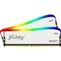 Модуль пам'яті для комп'ютера DDR4 16GB (2x8GB) 3200 MHz Beast White RGB SE Kingston Fury (ex.HyperX) (KF432C16BWAK2/16) - зменшене зображення 2