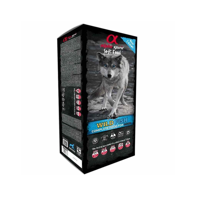 Напіввологий корм для собак Alpha Spirit Semi-moist WILD FISH BAG 1.5 кг (8436586310172) - изображение 1