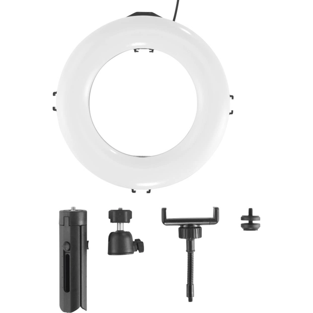 Набір блогера Hama Smartphone Tripod Smart-80 V2, 9.5cм, Bluetooth, LED ring (00004657) - picture 2