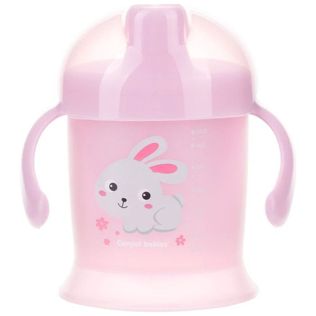 Поїльник-непроливайка Canpol babies Bunny&Company 200 мл Рожева (31/300_рож) - изображение 1
