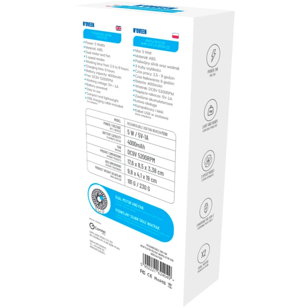 Вентилятор Noveen F220 - picture 6