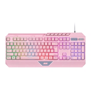 Клавіатура 2E Gaming KG315 RGB USB UA Pink (2E-KG315UPK) зображення 1