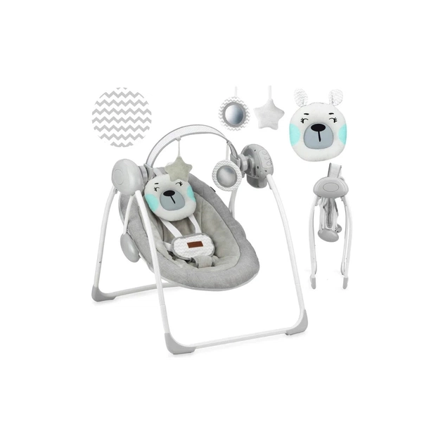 Крісло-гойдалка MoMi Liss (колір - turquoise) (BULE00015) - picture 4