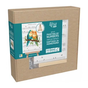 Картина по номерам Rosa Melodies of Love, 15х20см, з мольбертом (4823098548652) picture 1