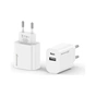 Зарядное устройство Grand-X 1xUSB-C + 1xUSB 21W OCP white (CH-21W) - уменьшенное изображение 2