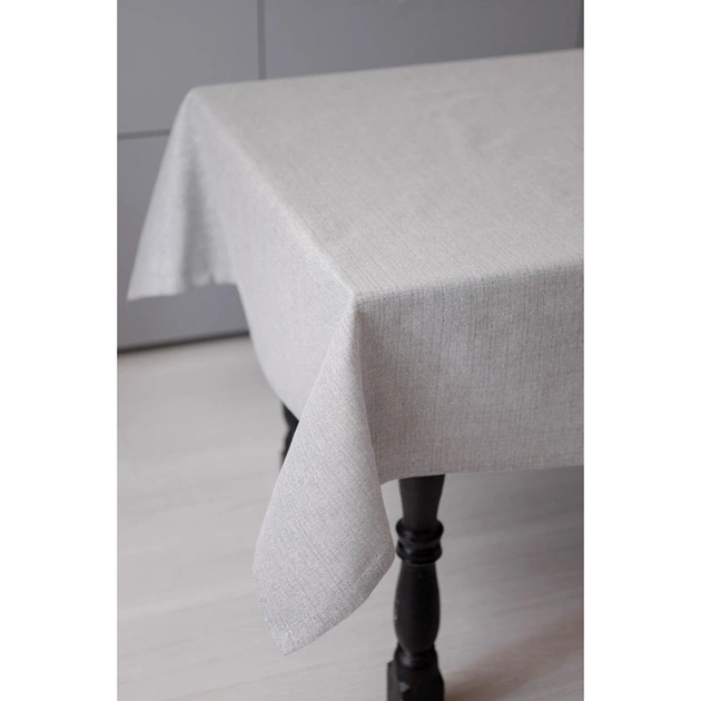 Скатертина Прованс святкова Перлина Silver 132х120 см (037590) - picture 7