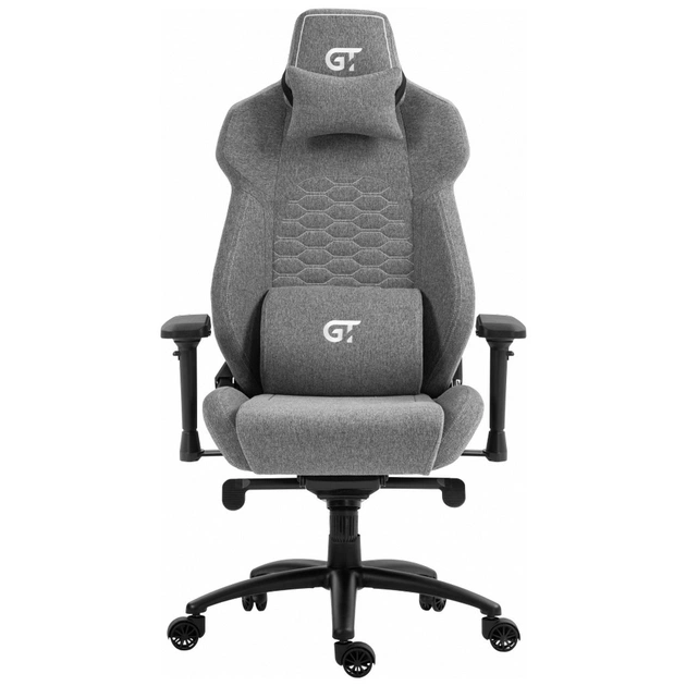 Кресло игровое GT Racer X-8702 Gray (X-8702 Fabric Gray) - изображение 1