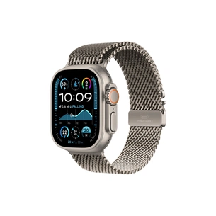 Смарт-годинник Apple Watch Ultra 2 2024 GPS + Cellular 49mm Natural Titanium Case with Natural Titanium Milanese Loop (MX4M3UL/A) зображення 1