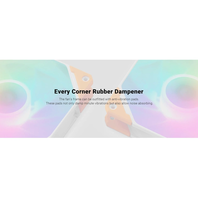 Кулер до корпусу ID-Cooling Вентилятор ID-Cooling TF-12025-Pro ARGB White (TF-12025-PRO-ARGB-WHITE) - зображення 9