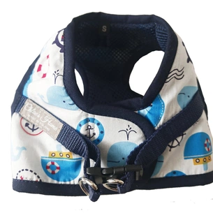 Шлея для собак Chloe's Home Florida marine XS темно-синя (CLH2683) зображення 1