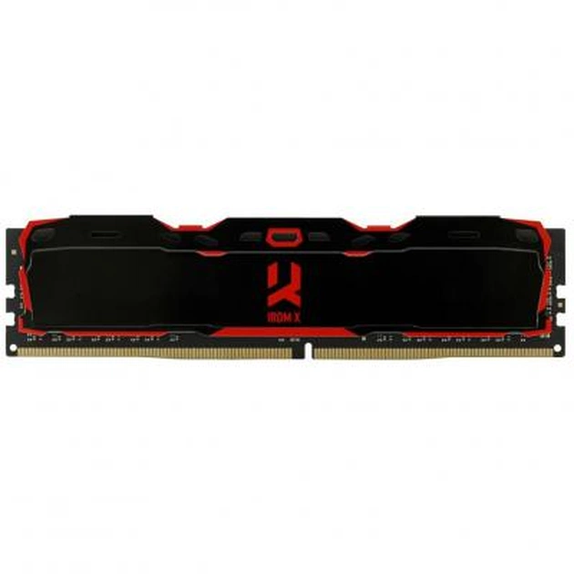 Модуль пам'яті для комп'ютера DDR4 8GB 3000 MHz Iridium X Black Goodram (IR-X3000D464L16S/8G) - зображення 1
