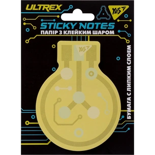 Папір для нотаток Yes з клейким шаром фігурна Ultrex, 40 аркушів (170270) зображення 1