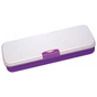 Пенал Cool For School Пластиковий із застібкою Фіолетовий 8012 (CF85580) - зменшене зображення 1