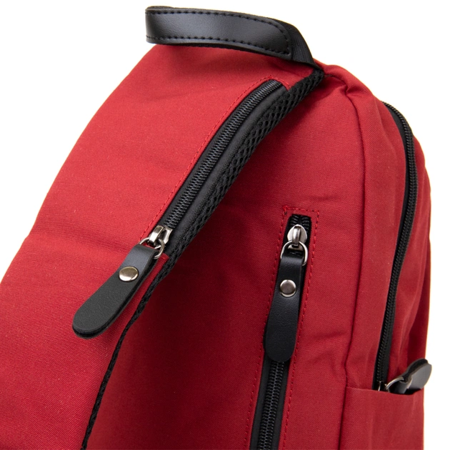 Сумка Vintage Через плече нейлон Червона (20629) - зображення 3