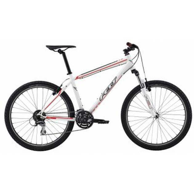 Велосипед Felt MTB SIX 85 M white (black/red) 18" (8044 08602) - изображение 1