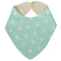 Слинявчик Еко Пупс Eco Cotton бандана 21x30 (ментол, зірочки) (BEC-011) - уменьшенное изображение 5