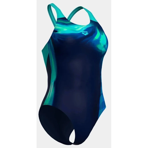 Купальник Arena Dreamhline Swimsuit V Back 008328-780 синій, бірюзовий 36 (3468337419013) - зображення 8