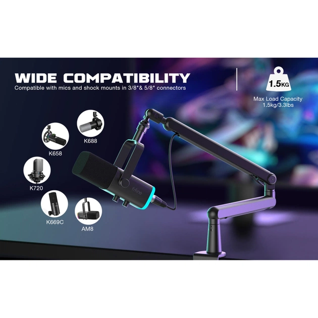 Стійка для мікрофону Fifine BM88 - изображение 9