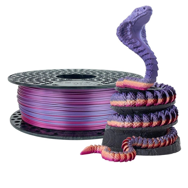 Пластик для 3D-принтера AzureFilm PLA SILK 1,75mm 1kg Rainbow Candy (FL171-3461) - изображение 1