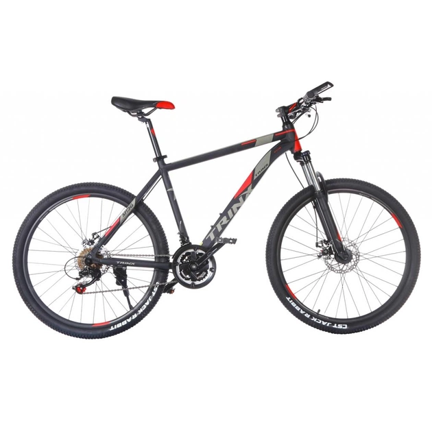 Велосипед Trinx M136 26"х17" Matt-Black-Red-Grey (10030094) - изображение 1