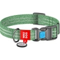 Нашийник для тварин WAUDOG Re-cotton з QR паспортом світловідбивний Ш 20 мм Д 28-40 см зелений (028818) - зменшене зображення 1