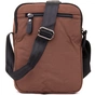 Сумка Vintage Текстильна чоловіча на два відділення Коричнева (20661) - зменшене зображення 2