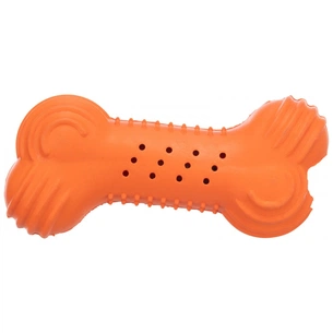 Іграшка для собак Trixie Кістка шелестка Гума 11 см (4011905348483) зображення 1