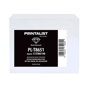 Картридж Printalist Epson WorkForce Pro WF-M5690/WF-M5190/ C13T865140 Black (PL-T8651) зображення 1