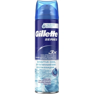 Гель для гоління Gillette Series Охолоджуючий з евкаліптом 200 мл (7702018457786) изображение 1