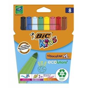 Фломастери Bic Kids Visacolor XL, 8 кольорів (bc8290062) зображення 1