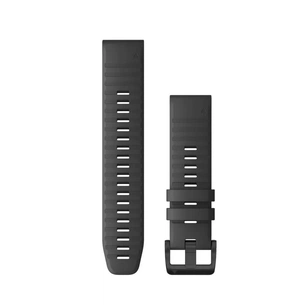 Ремінець до смарт-годинника Garmin fenix 6 solar 22mm QuickFit Slate Gray Silicone (010-12863-22) зображення 1