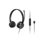 Навушники Lenovo USB-A Wired Stereo On-Ear Black (4XD1K18260) - зменшене зображення 1